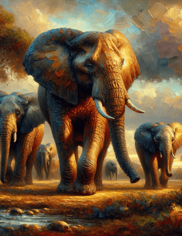 Walking Tall (Oil Painting)
