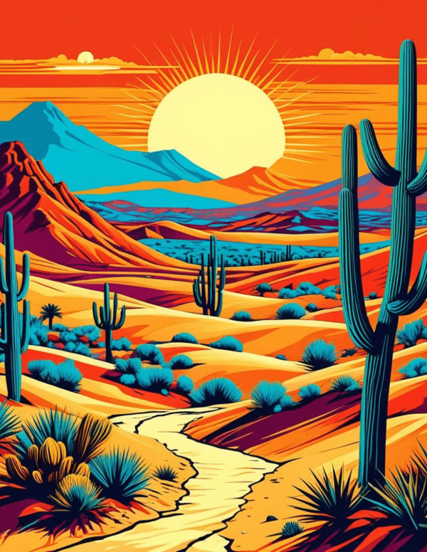 Desert Light (Pop Art)