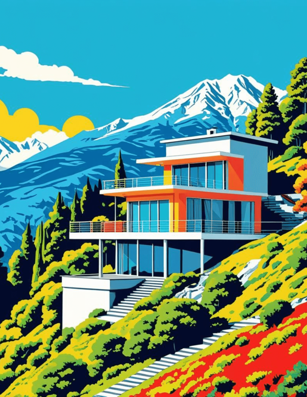 Hill Side (Pop Art)
