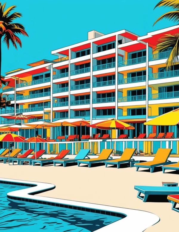 Pool Side (Pop Art)