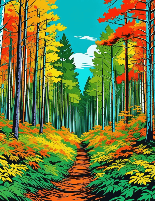 Walking The Dirt Road (Pop Art)