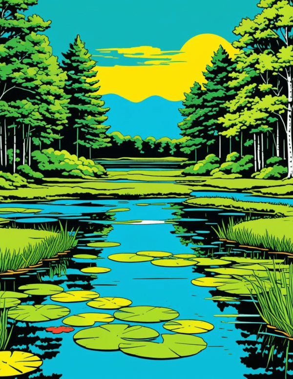 Water Pedals (Pop Art)